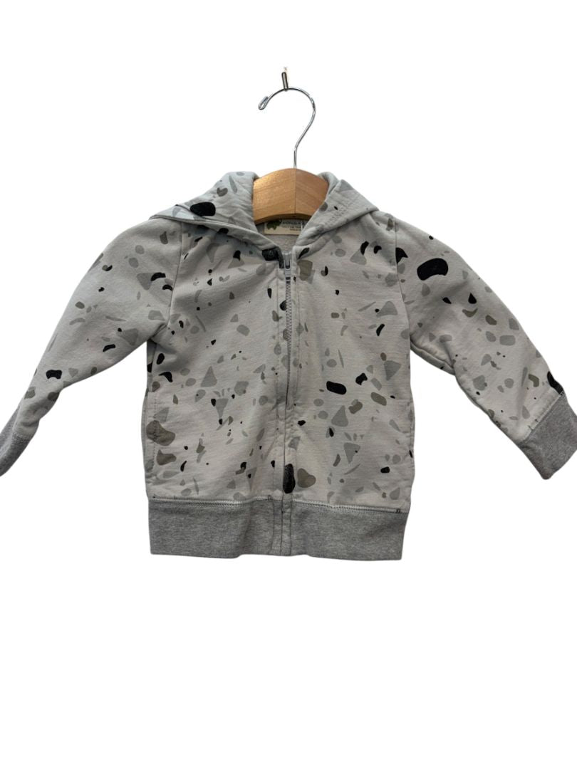 Gray Monica & Andy Zip Hoodie – Size 9-12M