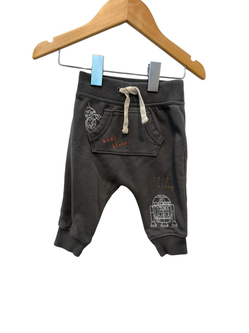 Gray  Baby Gap Star Wars Joggers, 3-6M