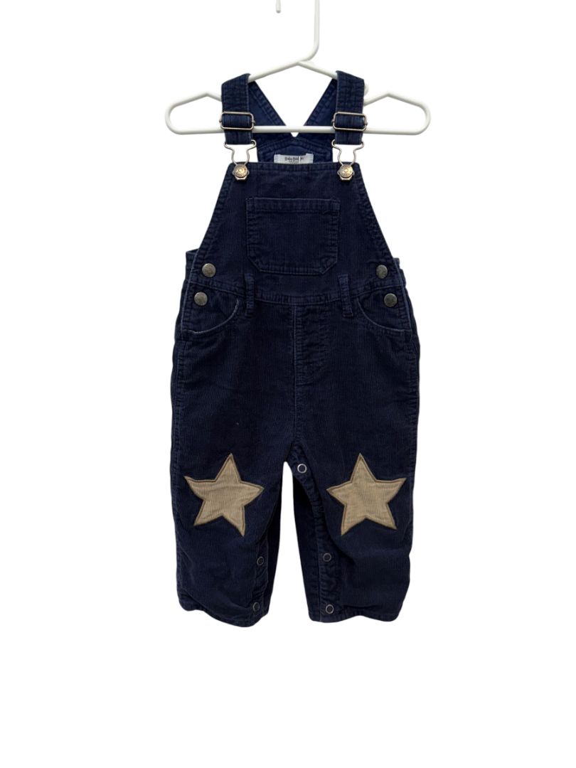 Navy Baby Boden Star Corduroy Overalls, 12-18M