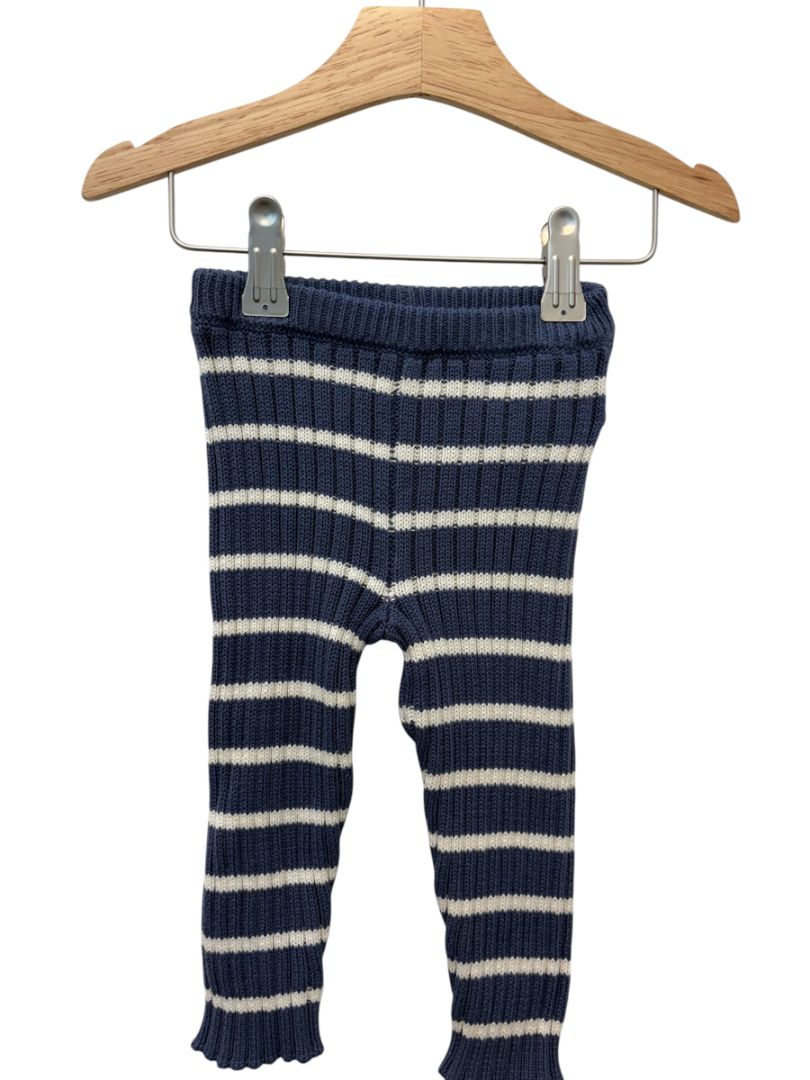 Navy/White Baby B'Gosh Striped Knit Pants, 9M (Brand new with tags)