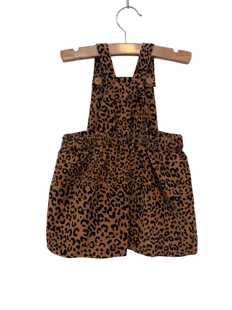 Brown/Black Leopard Baby Gap Corduroy Jumper, 12-18M