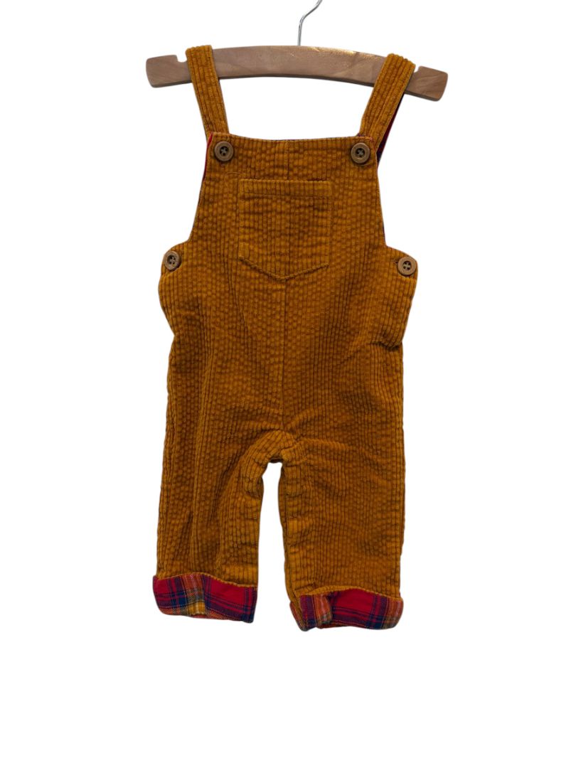 Mustard Tahari Corduroy Overalls, 0-3M