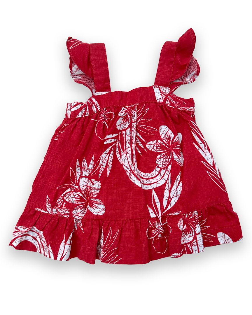Red/White Patagonia Floral Sundress, 6M