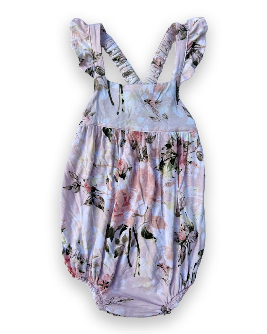 Pink Posh Peanut Floral Bodysuit, 2T