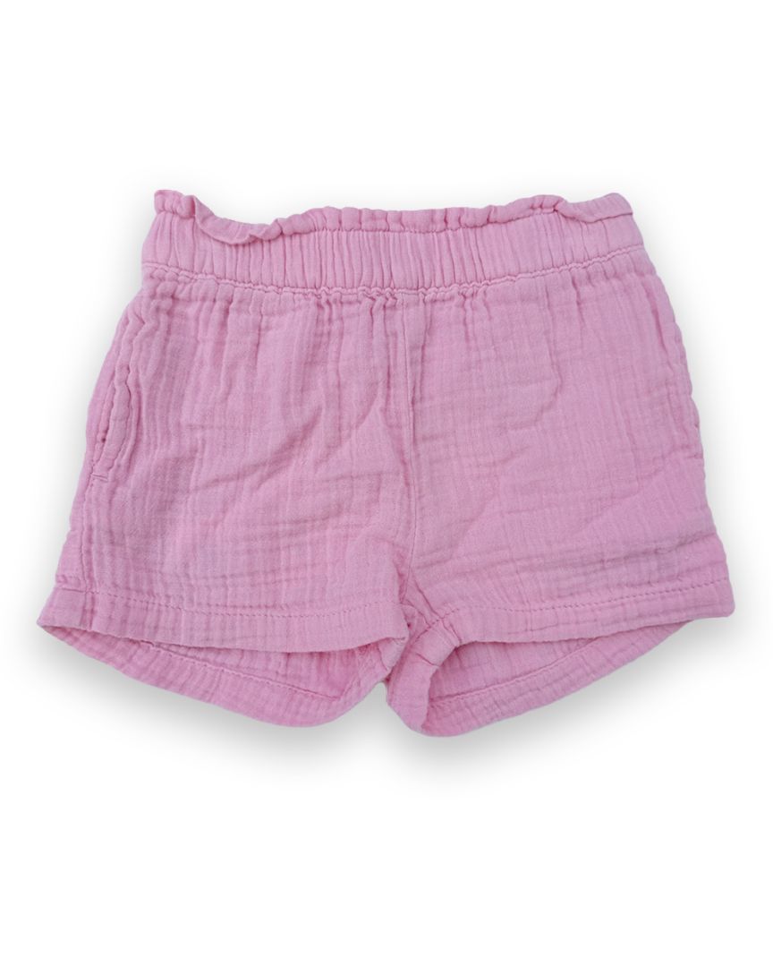 Pink Baby Gap Linen Shorts, 2T
