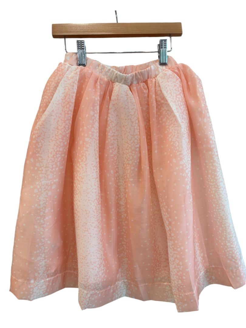 Peach Omami Mini Organza Skirt, 8Y (Brand New with Tags)