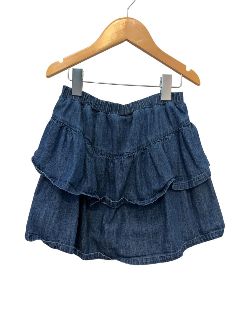 Denim Nordstrom Ruffle Skirt, 7-8Y
