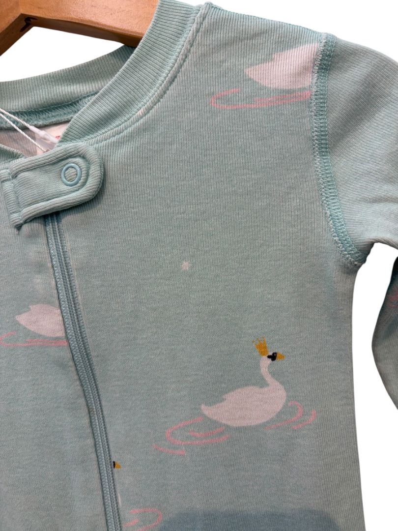 Mint Hanna Andersson Swan Zippy – Size 3T
