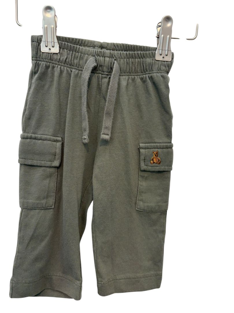 Olive Baby Gap Cargo Joggers – Size 3–6M