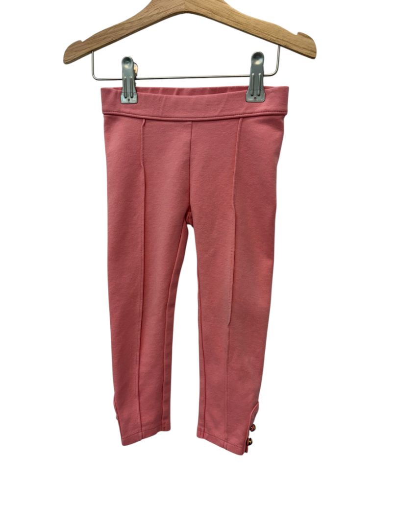Pink Janie and Jack Button Leggings – Size 2T