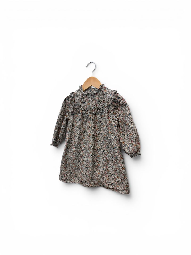 Floral The New Society Ruffle Dress, 3T