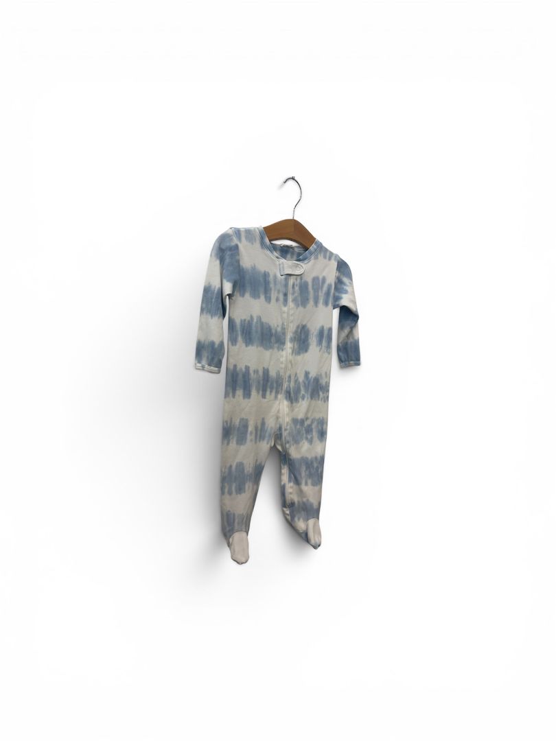 Blue Noomie Tie Dyed Zippy, 9-12M