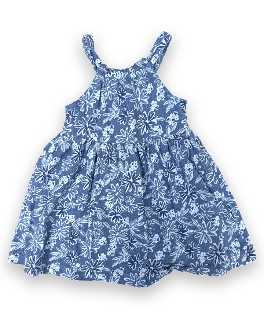 Blue Mayoral Floral Sundress, 3T