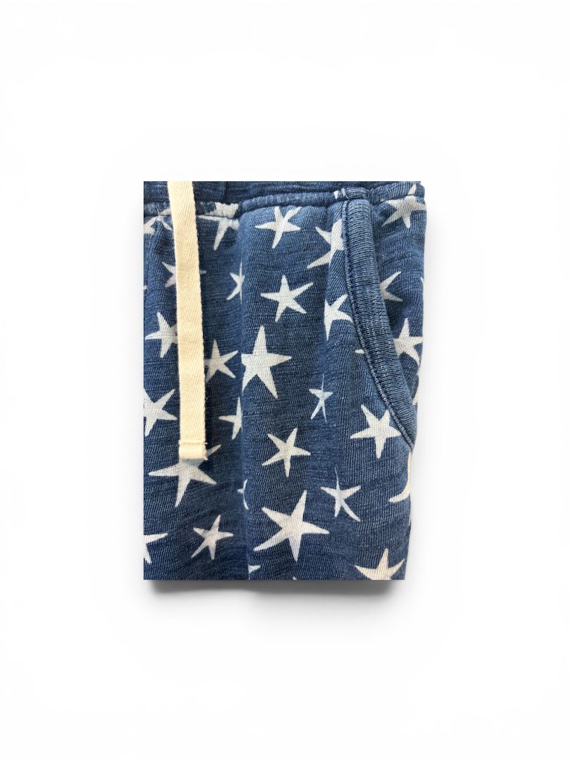 Blue & White Crewcuts Star Joggers, 3T