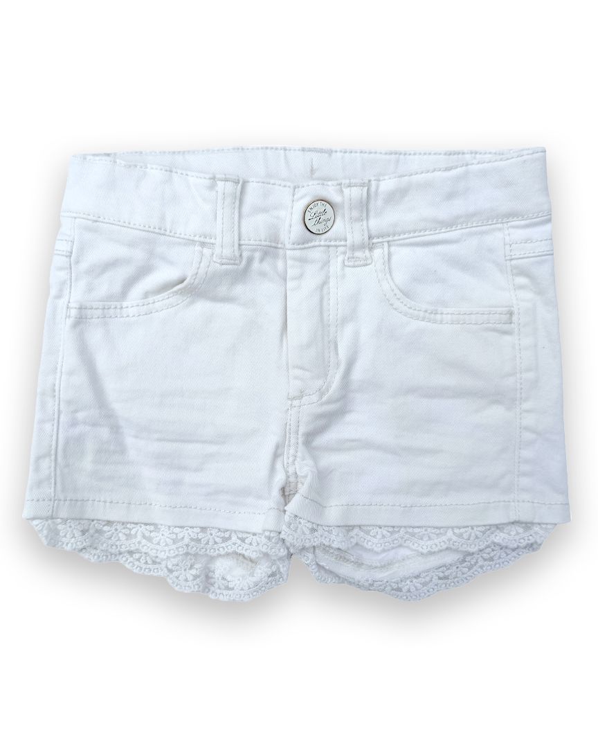 Cream H&M Lace Jean Shorts, 2T