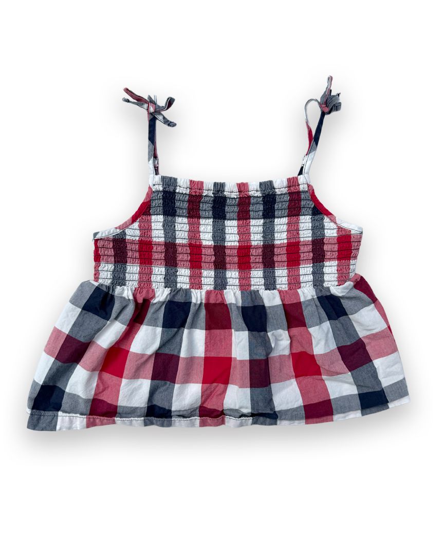 Red, White & Blue The Children's Place Gingham Blouse, 7-8Y