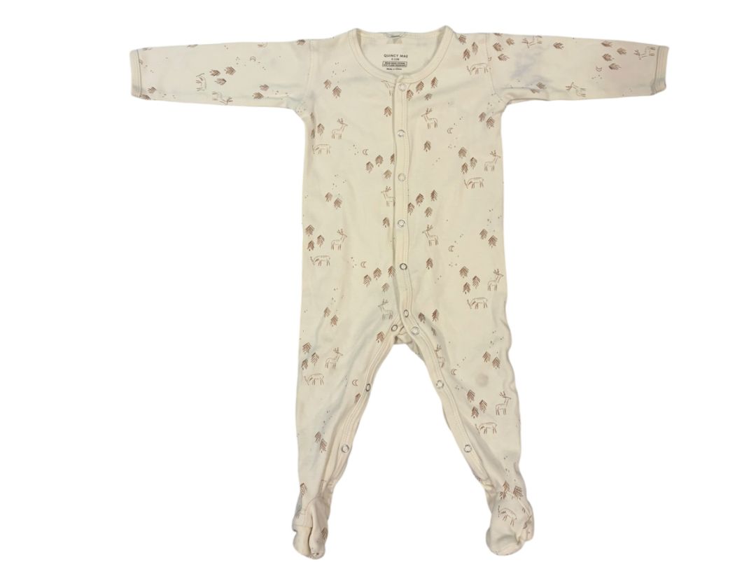 Beige Quincy Mae Forrest PJ, 6-12M