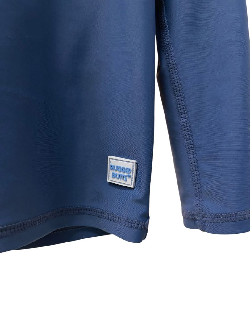 Blue Rugged Butts Rash Guard, 3T