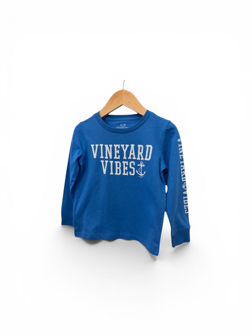 Blue Vineyard Vines Vibes Long Sleeve, 3T
