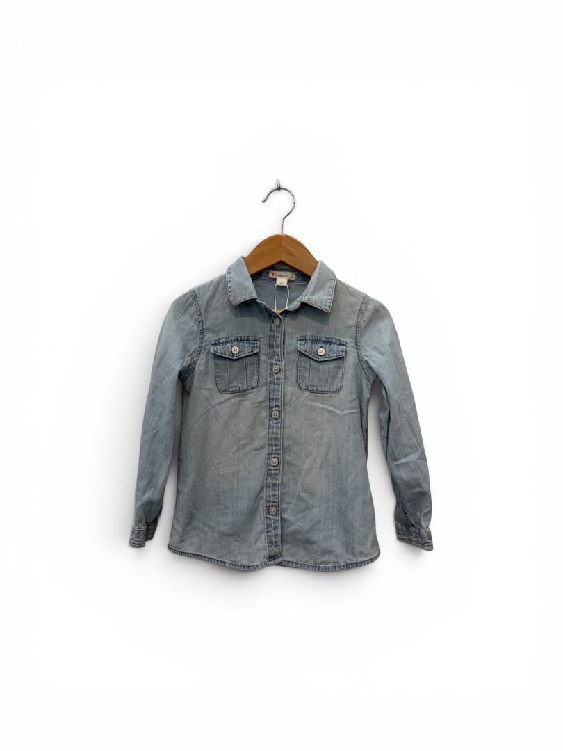 Light Chambray Crewcuts Button-Down – Size 4T