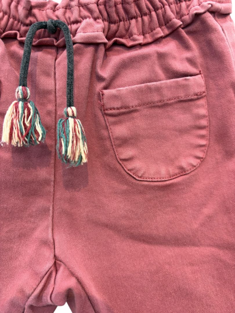 Maroon Zara Boyfriend Khakis – Size 3–4Y