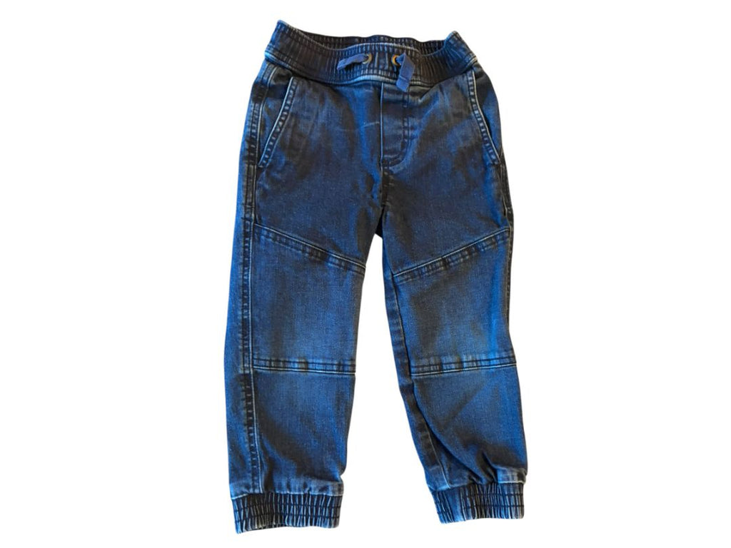 Blue Hanna Andersson Drawstring Jeans, 3T