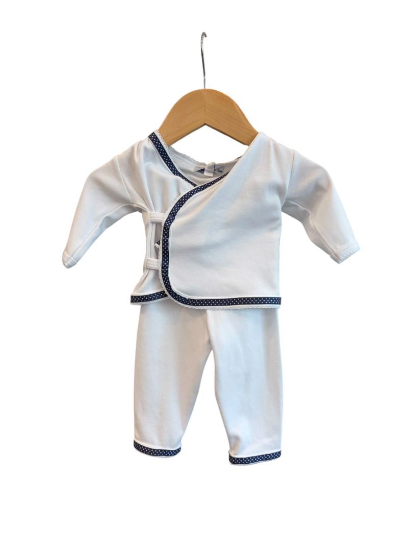 White/Navy Sippy's Babes 4-Piece Set, 0M (Brand New with Tags)