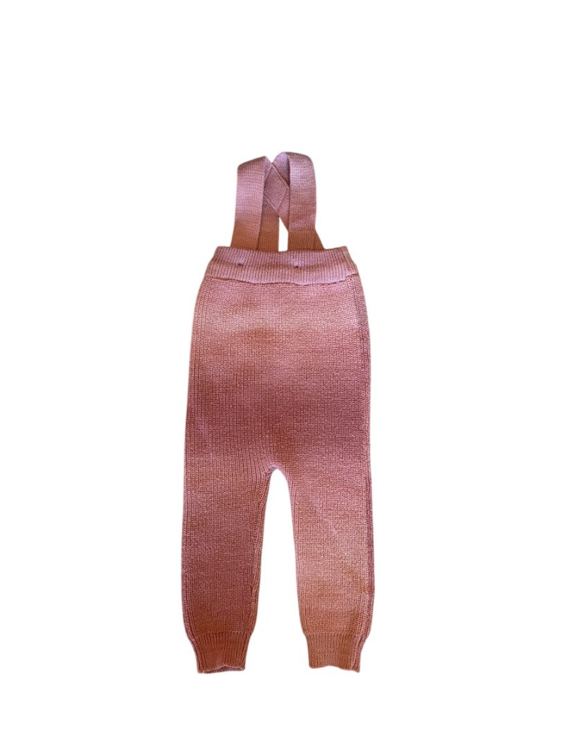 Pink BZzy Style Knit Overall Set, 18M