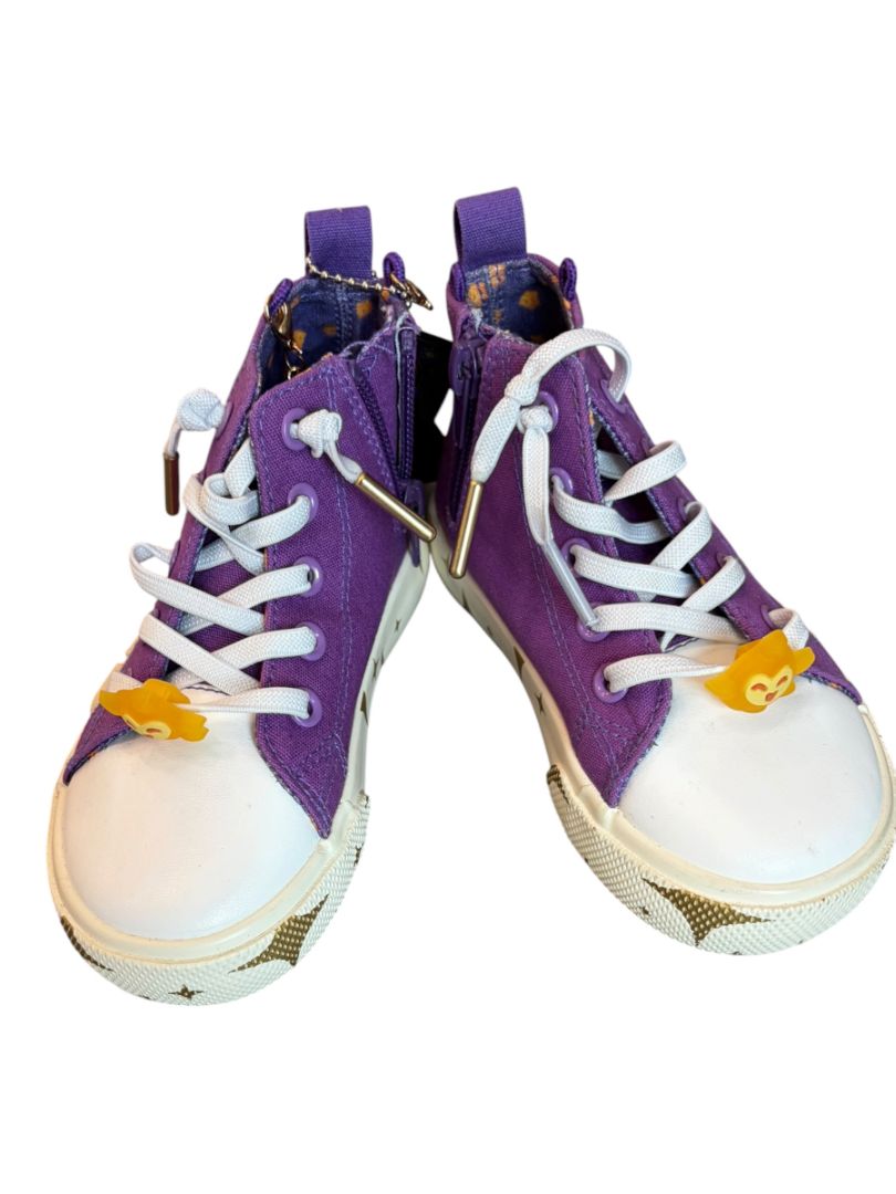 Purple Disney Wish High-Top Sneakers, 8c (Brand New with Tags)
