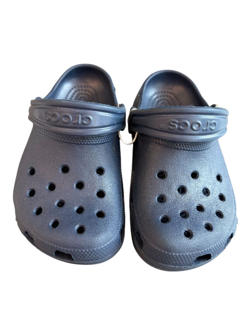 Navy Crocs Sandals, 8c