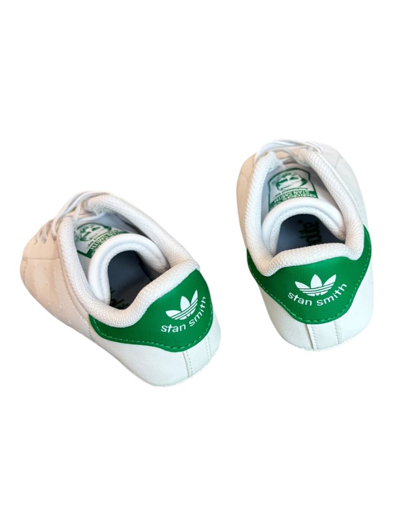 White/Green Adidas x Stan Smith Sneakers, 3c