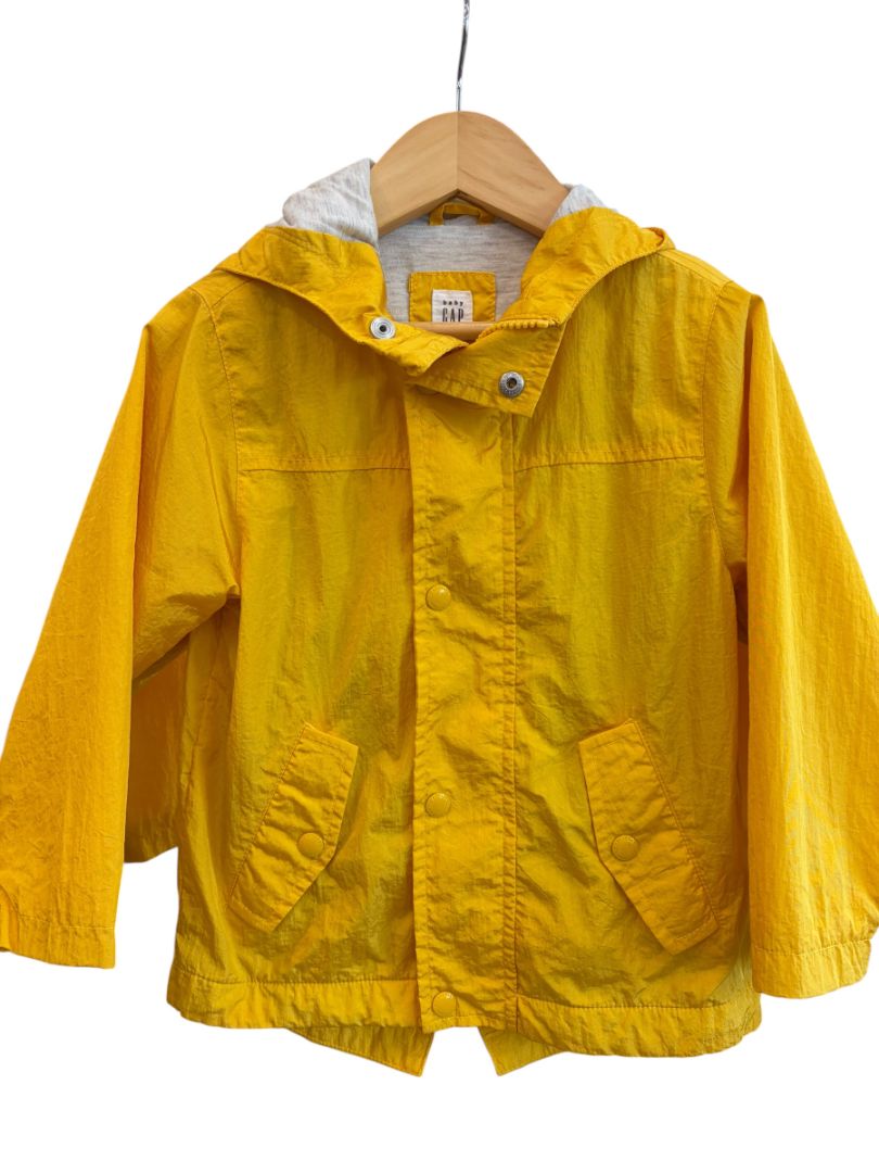 Yellow Baby Gap Raincoat, 4T