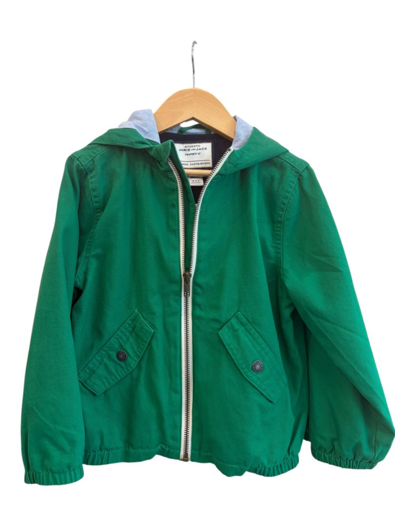 Green Janie and Jack Raincoat, 3–4T (New with Tags)