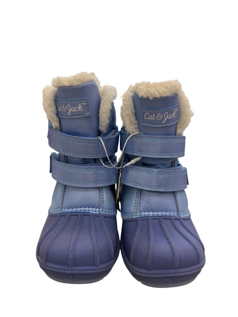 Blue Cat & Jack Irridescent Snow Boots, 8c