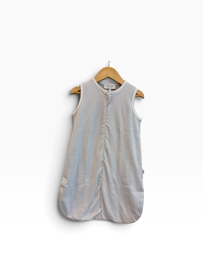 White/Gray The Classics by Sammy + Nat Striped Sleep Sack, 6M (Brand New with Tags)