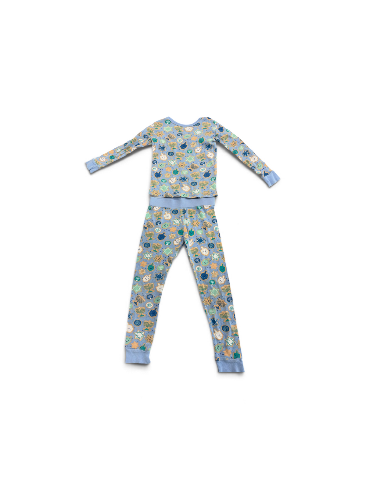 Light Blue Target Hanukkah PJ Set, 4T
