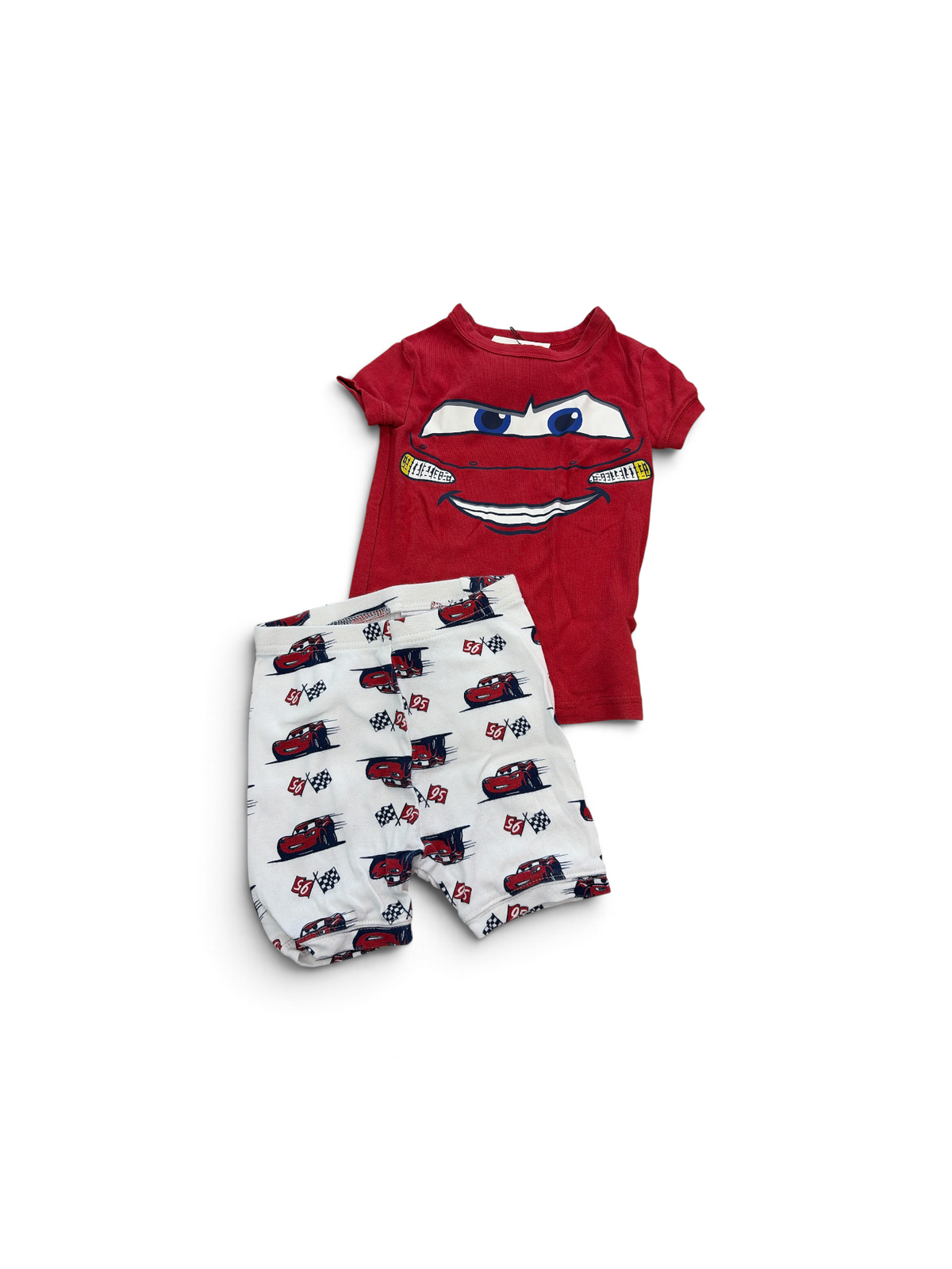Red/White Baby Gap Pixar Cars PJ Set, 3T