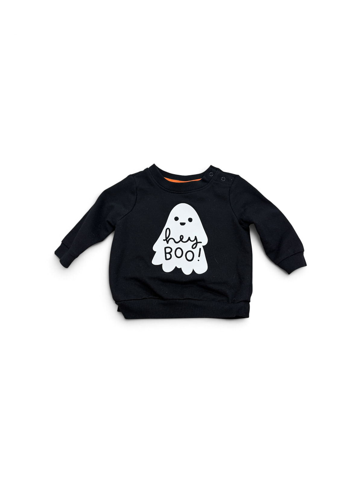 Black Cat & Jack Hey Boo! Sweatshirt, 3M