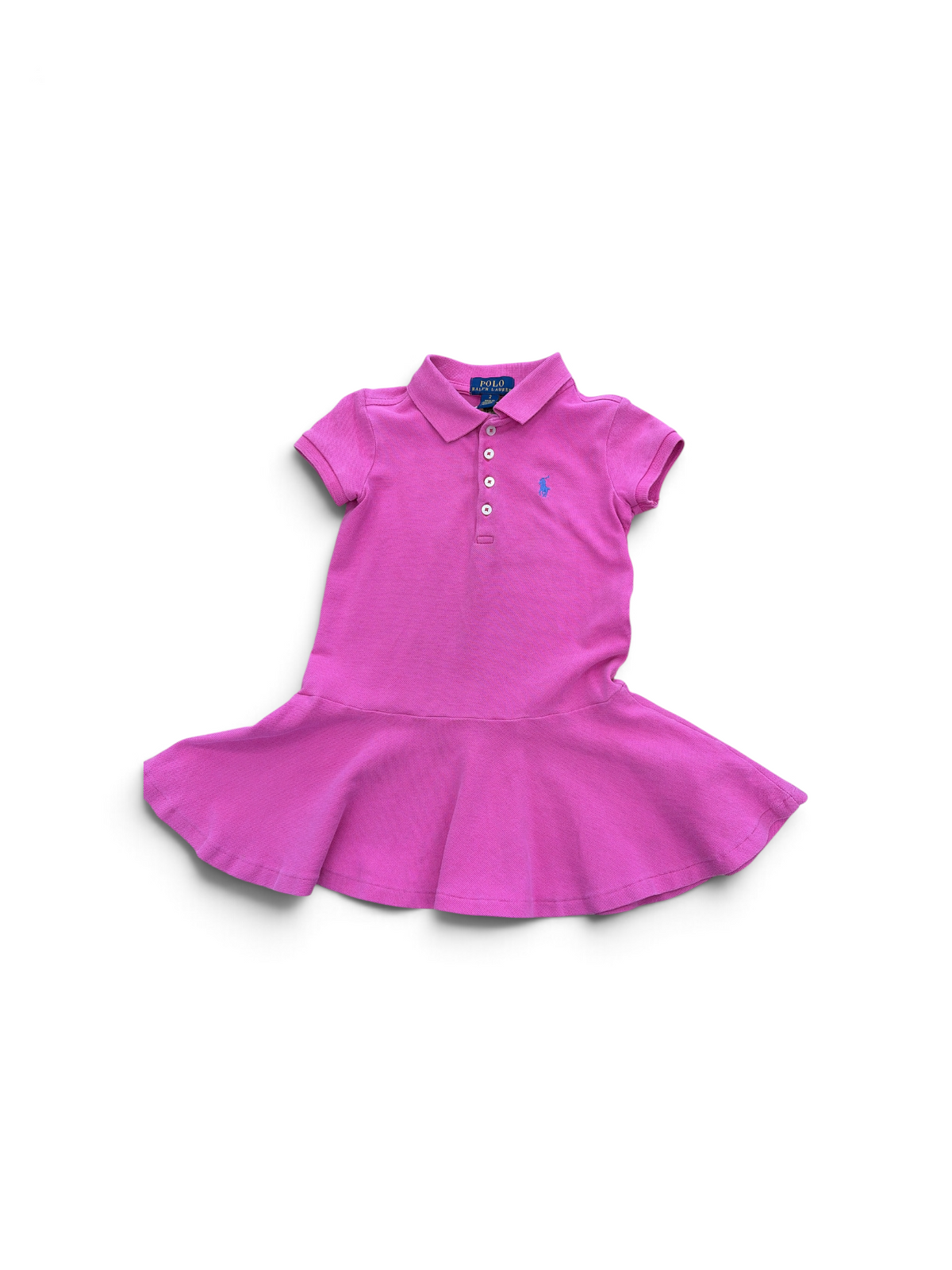 Magenta Polo Ralph Lauren Polo Dress, 2T