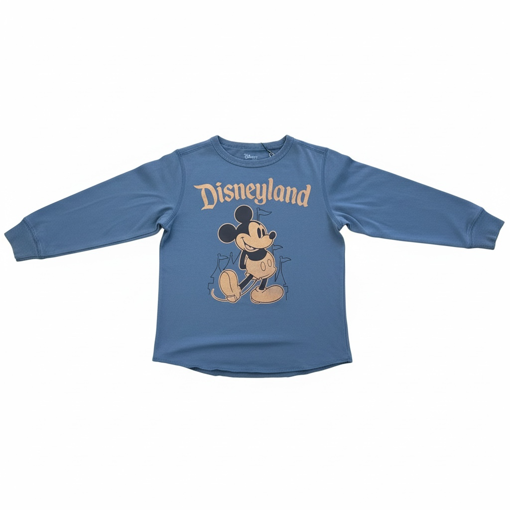 Blue Disney Mickey Long Sleeve, 8Y