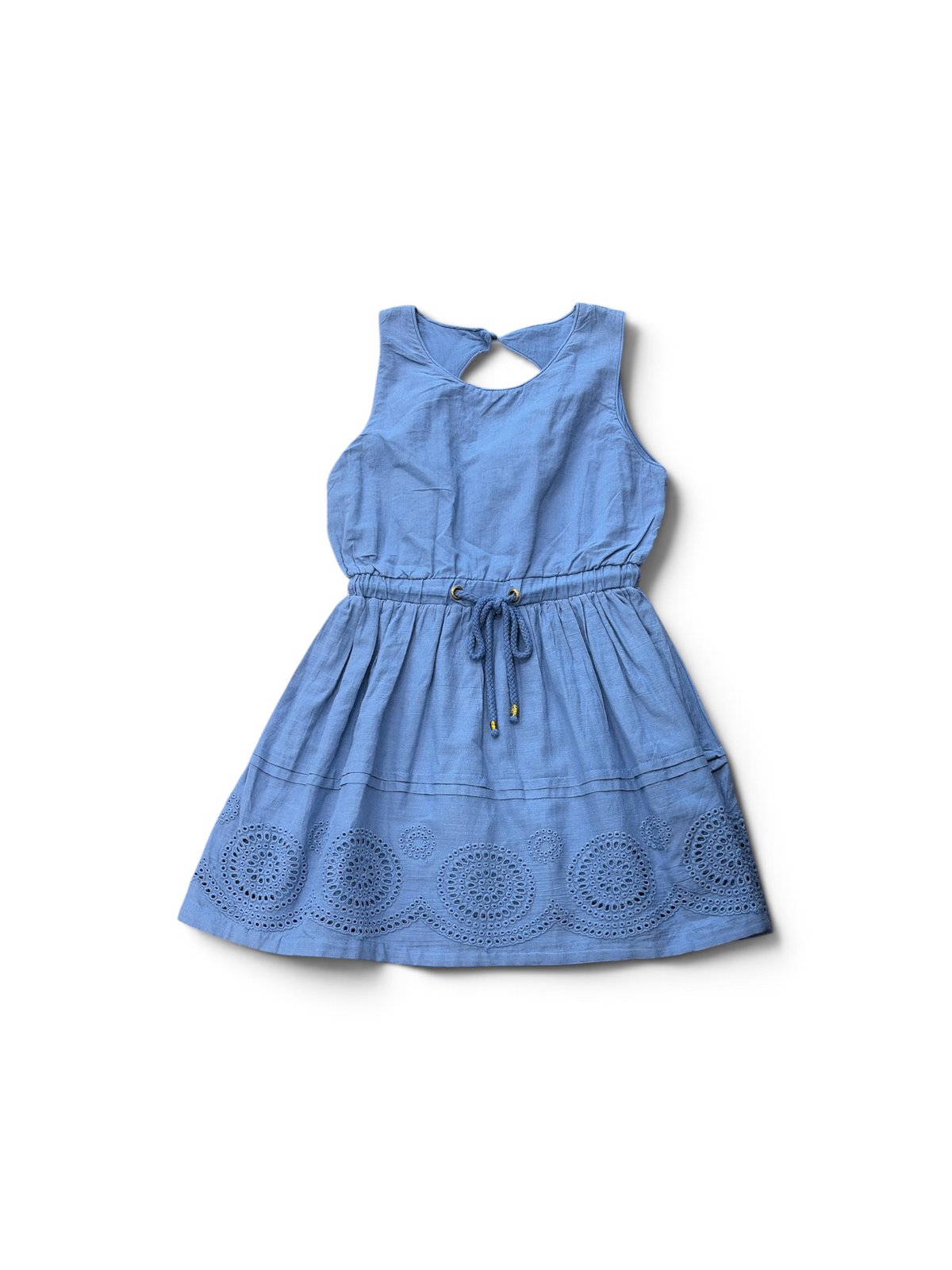 Blue Philauu Eyelet Dress, 6T (Brand New with Tags)