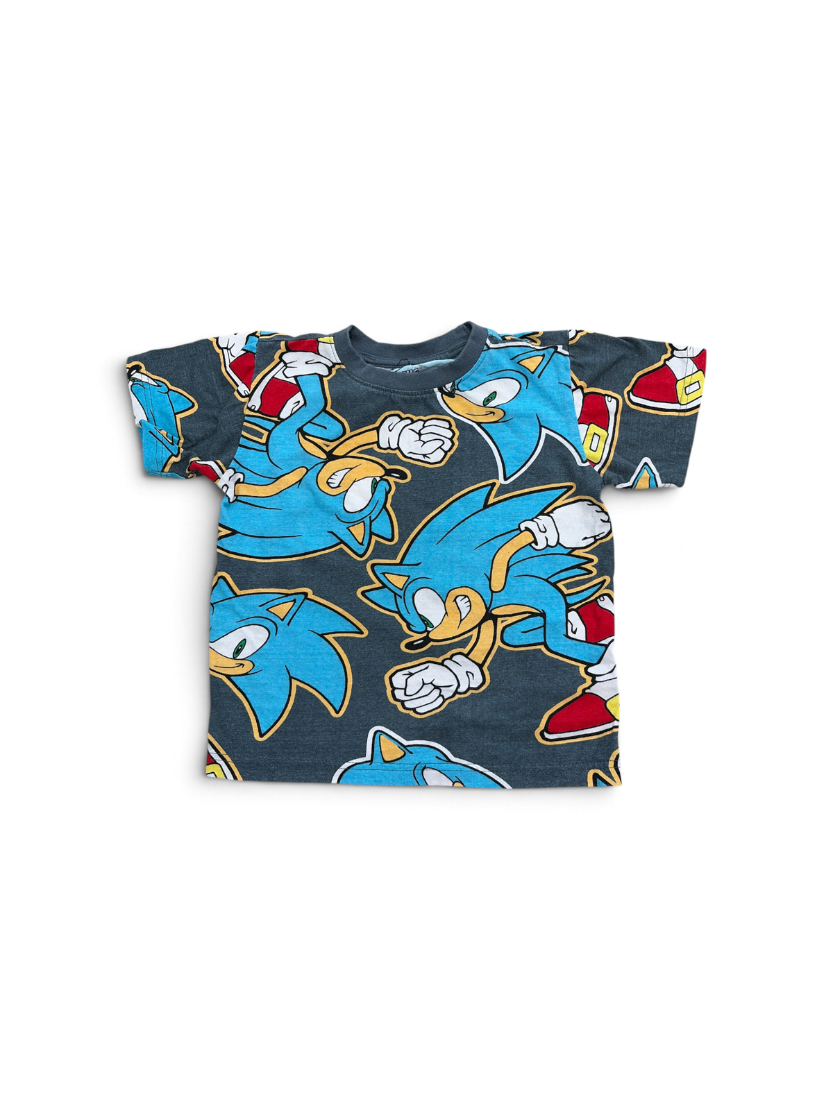 Gray Sonic Hedgehog Tee , 6T