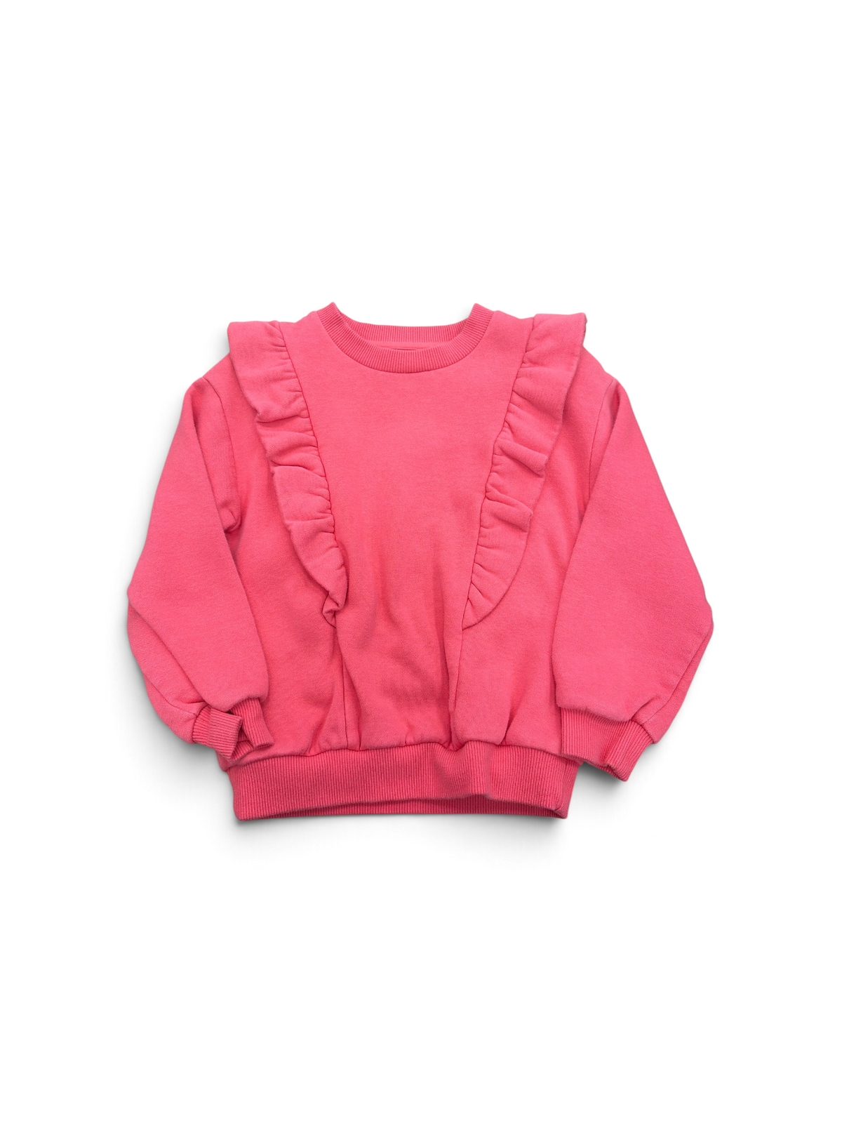 Coral Tucker + Tate Ruffle Sweastshirt, 5T