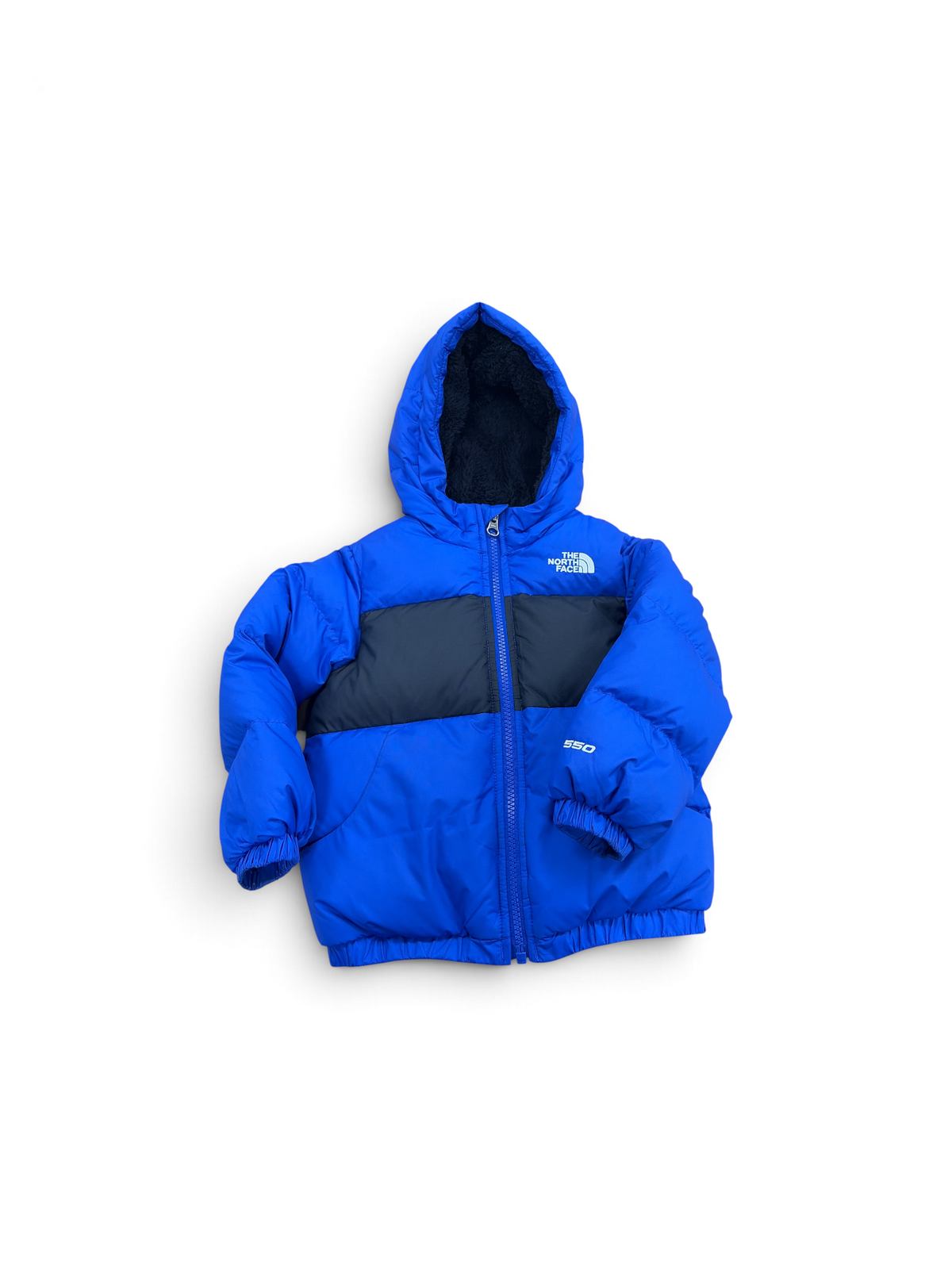 Blue The North Face Fleece-Lined Puffer, 3T