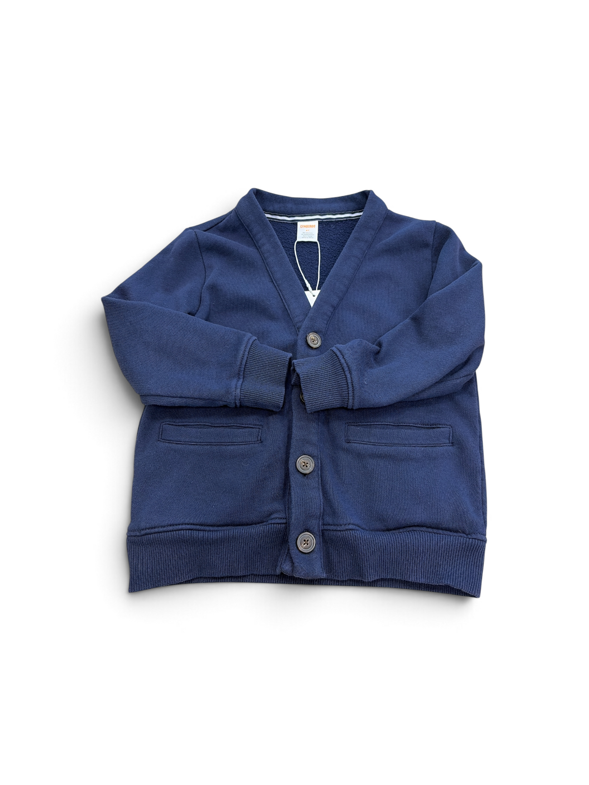 Navy Gymboree Fleece-Lined Cardigan, 4T