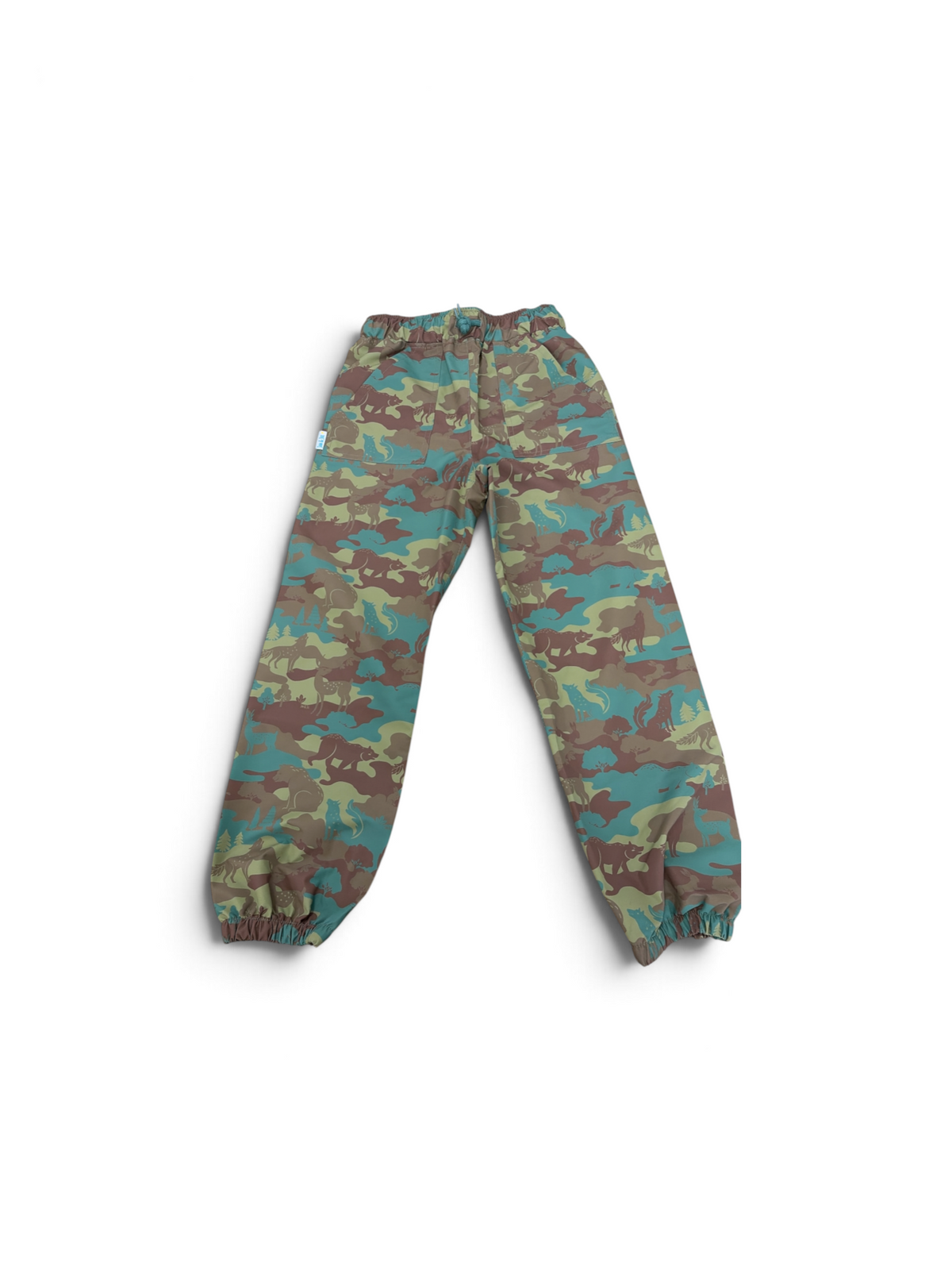 Green Jan & Jul Forrest Rain Pants , 8Y