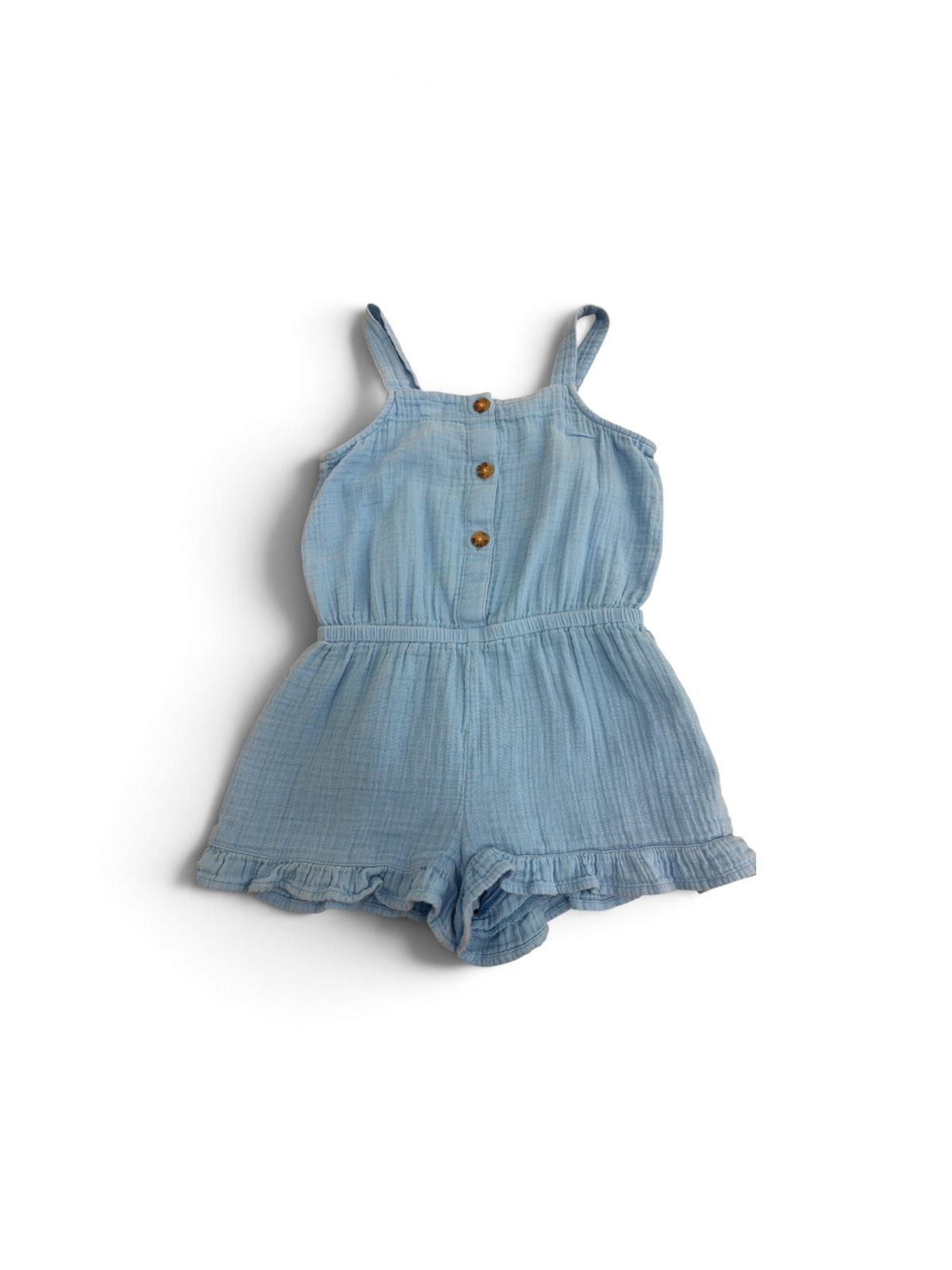 Blue Gap Kids Linen Romper, 7T