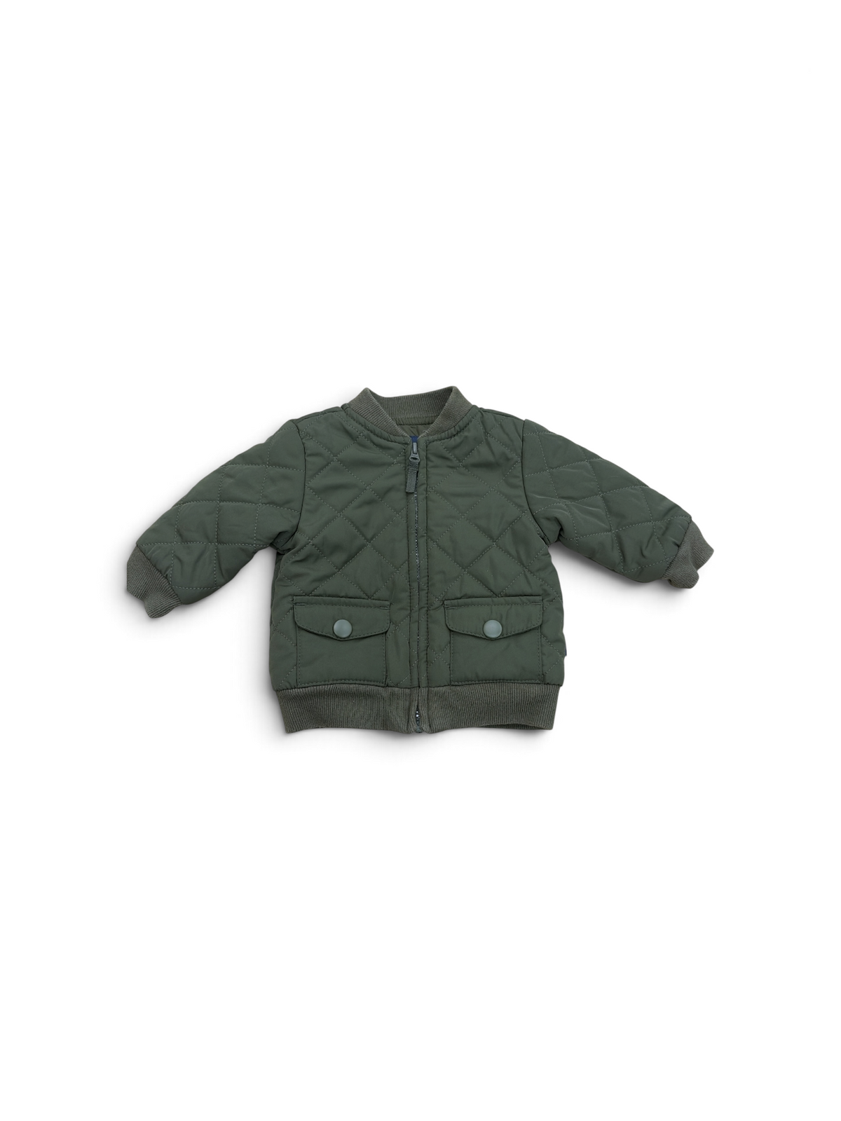 Olive Baby B'Gosh Quilted Jacket, 3M