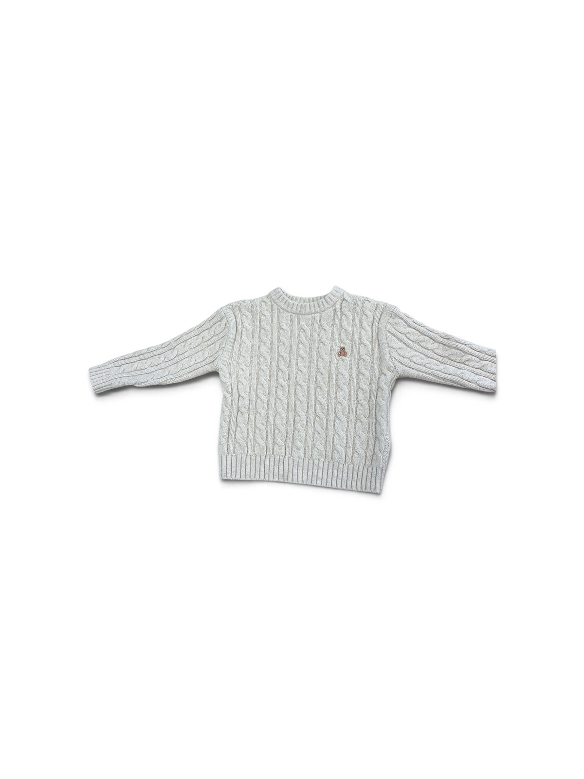 Beige Baby Gap Cable Knit Sweater, 2T