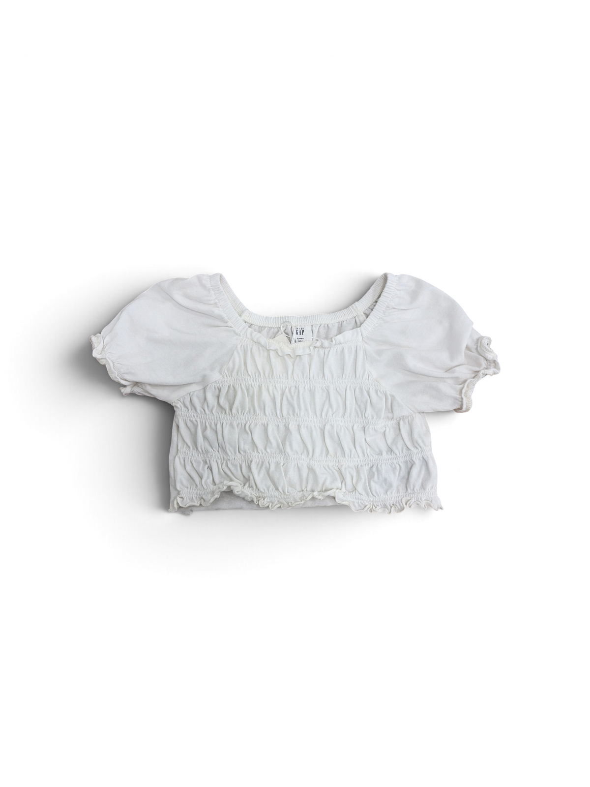 White Baby Gap Smocked Blouse, 3T